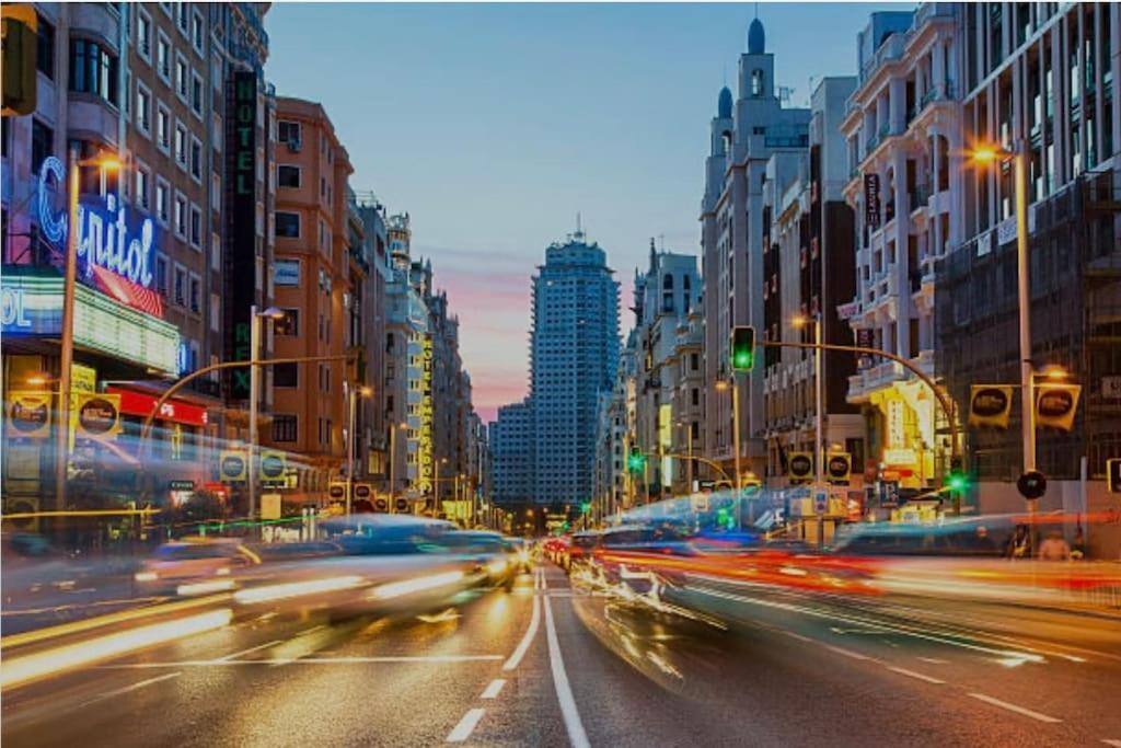 New Quiet Apartment Free Wifi In Gran Via Downtown มาดริด ภายนอก รูปภาพ